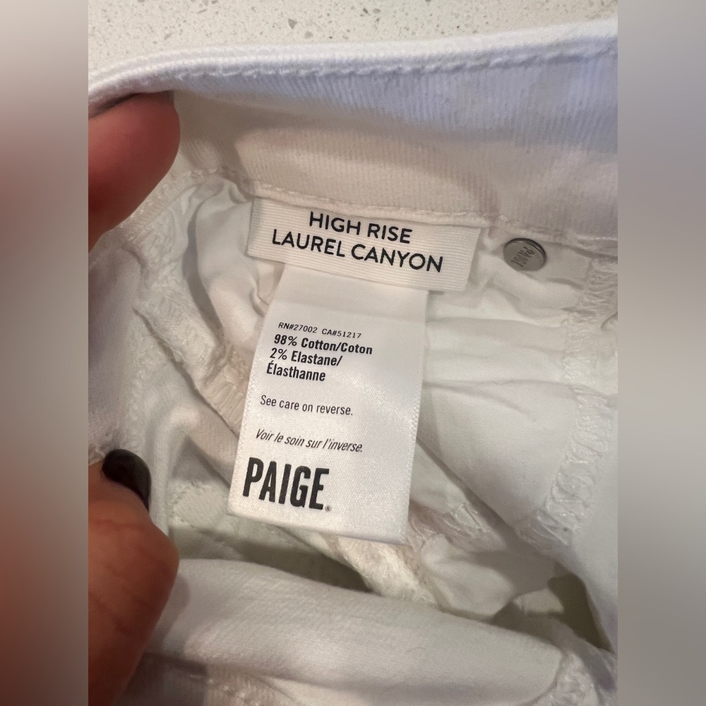 *Anthropologie* Paige High Rise Laurel Canyon Petite Bootcut Jeans - Picture 11 of 13